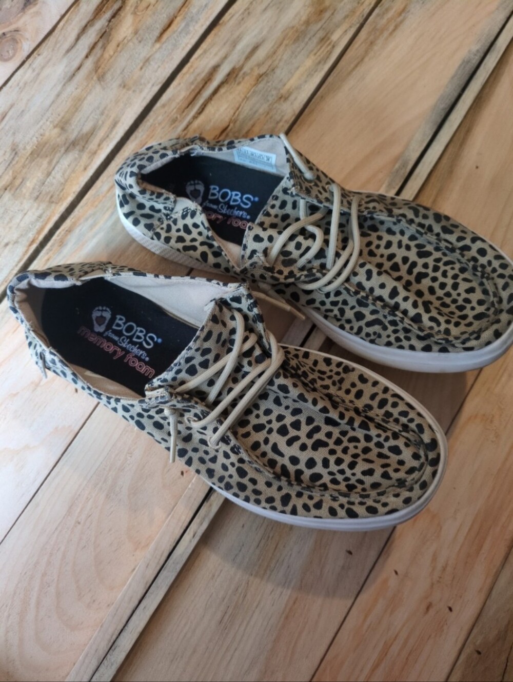 Bob's by Skechers memory foam slip on shoes